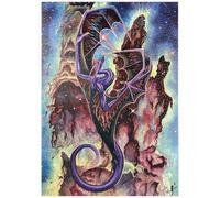 MyPuzzle Pilares De La Creación Dragón Espacial - Carla Morrow - Premium 1000 Piezas Puzzles - Colección Especial MyPuzzle de Tate & Co Puzzles