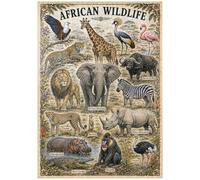 MyPuzzle Póster Artístico Vintage De Fauna Africana - Premium 1000 Piezas Puzzles - Colección Especial MyPuzzle de Havana Puzzle Company