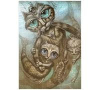 MyPuzzle PurrMaid Gato Sirena - Jeff Haynie - Premium 1000 Piezas Puzzles - Colección Especial MyPuzzle de Tate & Co Puzzles