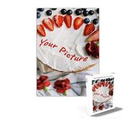 MyPuzzle Puzzle Personalizado con tu Propia Imagen - 1000/500/200/100 Piezas: CREA tu Puzzle fotográfico Individual para cumpleaños, Día de la Madre, San Valentín y Bodas - 200 Piezas (Vertical)