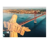 MyPuzzle Santuario De Cristo Rey, Lisboa, Portugal - Premium 1000 Piezas Puzzles - Colección Especial MyPuzzle de Puzzle Galaxy