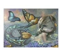 MyPuzzle Sirena Monarca Marina - Jasmine Becket-Griffith - Premium 1000 Piezas Puzzles - Colección Especial MyPuzzle de Tate & Co Puzzles