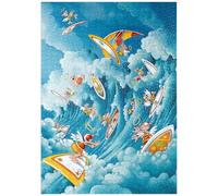 MyPuzzle Surfing In Heaven - Michael Ryba - Cartoon Classics - Premium 1000 Piezas Puzzles - Colección Especial MyPuzzle de Heye Puzzle
