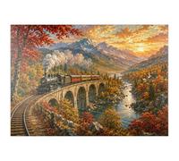 MyPuzzle Teleférico A Través del Valle Otoñal - Premium 1000 Piezas Puzzles - Colección Especial MyPuzzle de Havana Puzzle Company