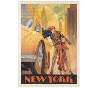 MyPuzzle The New York Minute, Cartel De Época - Premium 500 Piezas Puzzles - Colección Especial MyPuzzle de Anderson Design Group