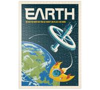 MyPuzzle Tierra: No Hay Lugar como El Hogar, Cartel De Época - Premium 500 Piezas Puzzles - Colección Especial MyPuzzle de Anderson Design Group