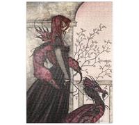MyPuzzle Un Hada Y Su Dragón Mascota - Amy Brown - Premium 500 Piezas Puzzles - Colección Especial MyPuzzle de Tate & Co Puzzles