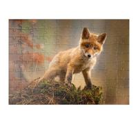 MyPuzzle Un Joven Y Curioso Zorro En El Bosque - Premium 100 Piezas Puzzles - Colección Especial MyPuzzle de Puzzle Galaxy