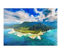 MyPuzzle Vista Aérea De La Costa De Na Pali, Kauai, Hawaii - Premium 1000 Piezas Puzzles - Colección Especial MyPuzzle de Puzzle Galaxy