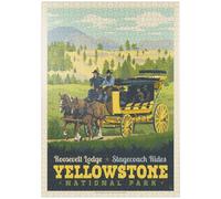 MyPuzzle Yellowstone National Park: Aventura En Diligencia - Premium 1000 Piezas Puzzles - Colección Especial MyPuzzle de Anderson Design Group