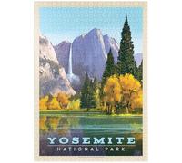 MyPuzzle Yosemite National Park: Golden Vista, Vintage Poster - Premium 1000 Piezas Puzzles - Colección Especial MyPuzzle de Anderson Design Group
