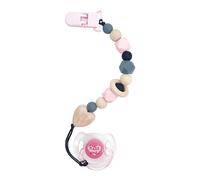 MYREBADY - Juego de chupete magnético y clip para chupete para muñeca Reborn Baby Doll Princesa Niña Reborn Babies Accesorios de muñeca - Rosa