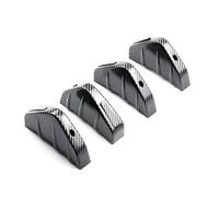 MYRFCSA 4 Piezas Alerón Trasero para Coche, para Suzuki Ignis 2017-2023 Difusor Trasero en Forma de Aleta de Tiburón Protector Decorativo del Chasis,C