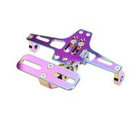 MYRFCSA Soporte Matrícula de Motocicleta, para Aprilia Mana 850 2007-2016 Marco matrícula Ajustable Kit eliminador Guardabarros Motocicleta,H