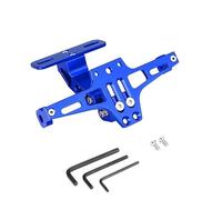 MYRFCSA Soporte Matrícula de Motocicleta, para Aprilia RS 125 Marco matrícula Ajustable Kit eliminador Guardabarros Motocicleta,C