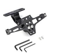 MYRFCSA Soporte Matrícula de Motocicleta, para Ho-nda AirBlade 2022-2023 Marco matrícula Ajustable Kit eliminador Guardabarros Motocicleta,A