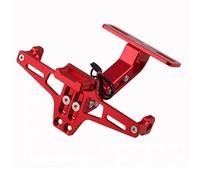 MYRFCSA Soporte Matrícula de Motocicleta, para Piaggio Liberty 125 2005-2023 Marco matrícula Ajustable Kit eliminador Guardabarros Motocicleta con luz LED,C