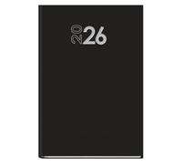 MYRGA - Agenda Anual Praxis 2026, 21 x 14,5 cm. 1 Día por Página (NEGRO)