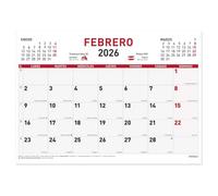 MYRGA - Calendario Faldilla 2026, Planning Mensual (BLANCO, 31 x 43 cm.)