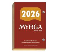 MYRGA - Taco Calendario 2026 Nº 2 Crema