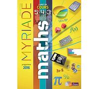 Myriade Mathématiques 5e, 4e, 3e Cycle 4: Livret de cours