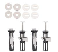 Myrindor 4 Piezas Tornillos Tapa WC Universales, Tornillo Para Asiento De Inodoro, Kit de Fijación Tapa WC Acero Inoxidable, Accesorios de Mantenimiento de la Cubierta del Inodoro, Fácil de Install