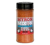 Myron Mixon BBQ Rub | Rubba Dub Rib | Receta Champion Pitmaster | Condimento para barbacoa sin gluten, sin MSG, fabricado en Estados Unidos | 12 onzas