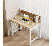 MYRTFK Mesa Plegable para pequeña, Escritorio Moderno y Plegable para Ordenador, Mesa de Trabajo para Oficina en casa, Dormitorio o balcón Que Ahorra Espacio; no Requiere Montaje(Natural,120cm)
