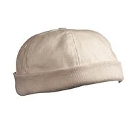 Myrtle Beach - Gorro unisex de chef con 6 paneles, Todo el año, Hombre, color beige, tamaño Talla única