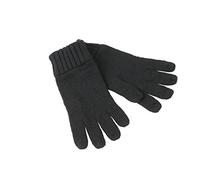 Myrtle Beach Guantes Melange Gloves Basic, otoño/Invierno, Unisex, Color Negro - Negro, tamaño Talla única