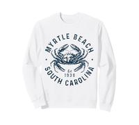 Myrtle Beach South Carolina Cangrejo Vintage Pride Sudadera