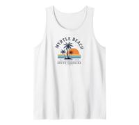 Myrtle Beach South Carolina Vintage Vacation Camiseta sin Mangas