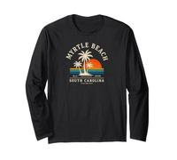 Myrtle Beach South Carolina Vintage Vacation Manga Larga