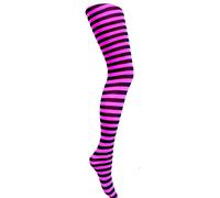 Mysasi London - Mallas de rayas para niños, 5 colores, NEGRO Y ROSA NEON, 11-14 Years