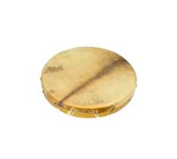 Mysevendo - Tambor de chamán (diámetro de 45 cm, marco de madera de caoba, redondo, piel de cabra, incluye mazo gratis)
