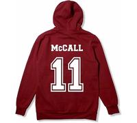 MyShirt Beacon Hills - Sudadera con capucha, diseño inspirado en la serie Teen Wolf, Dylan O 'Brien Stiles, disponible en tallas XS-XXL, color granate McCALL 11 Small