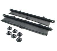 myshopx Estor solar para coche 2 x Estor enrollable para coche 50 cm