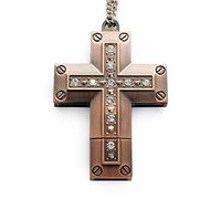 MySixKeen Joyería en Forma de Cruz 32GB USB 2.0 Flash Drive Pendrive Memory Stick Thumb Drive U Disco con diseño de Llavero