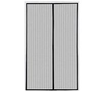 MySixKeen Puerta de Malla magnética - Malla de Malla Reforzada autoadhesiva para Puerta de Malla con Gancho y Bucle de Marco Completo para Puertas de hasta 38"x 82", Color Negro