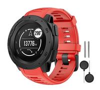 MYSNBKN Correa Compatible con Garmin Instinct, Correa de Reemplazo de Silicona Suave para Garmin Instinct/Garmin Instinct 2/Solar/Tactical