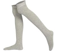 Mysocks Calcetines por encima de la rodilla Llanura ceniza