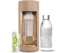 Mysoda Glassy - Gazificador de agua con 1 botella de vidrio (bombona de CO2 no incluida) - Edición latte (beige)