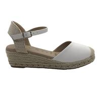 mysoft - Cuña Esparteña Mujer 25M102-3186110000004 - Color Blanco, Talla 40