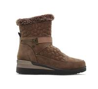 mysoft - Zapato abotinado,botín,bota de media caña,cierre con cremallera,piel sintética y tela para: Mujer color: TAUPE talla:36