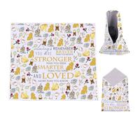MYSOMY Beauty Movie Inspired Gifts Belle Rose - Organizador de viaje autoadhesivo de tela para princesa, cuento de hadas (Beauty SMB)