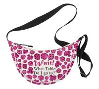MYSOMY Bolsa cruzada con diseño de dados, juego de dados, regalo de noche, Wait What Table Do I Go To Gifts Gambling Lover Shoulder Bag, What Table Uk3, 111