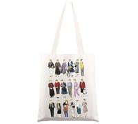 MYSOMY Bolsa de mano inspirada en el programa de televisión Murder TV Jessica Fletcher Fans Gifts Jessica Fletcer Tote Bag True Crime Lover Gift, J F Tg, INCH
