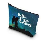 MYSOMY Bolsa de maquillaje inspirada en la novela de fantasía Hello Feyre Darling Velaris The City of Starlight, bolsa de cosméticos, regalo, Feyre Darling Bag, Morden