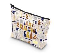 MYSOMY Bolsa de maquillaje para asistente legal, regalos para abogados en mi era paralegal, regalo de graduación, Bolsa paralegal, Morden