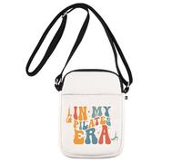 MYSOMY Bolso cruzado de pilates para amantes de los pilates, regalos en mi era de pilates, regalos para profesores, bolso cruzado de pilates con temática de pilates, Pilates Reino Unido, 111